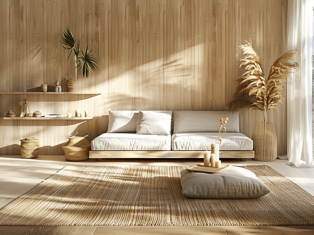10 inspiracji na urządzenie salonu z dodatkami wykonanymi z bambusa