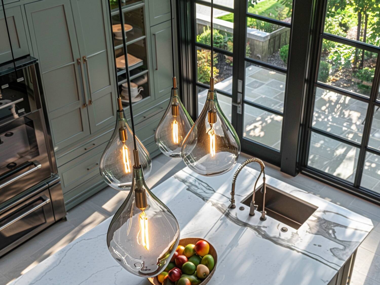Jakie lampy wiszące najlepiej sprawdzą się w kuchniach z dużymi oknami