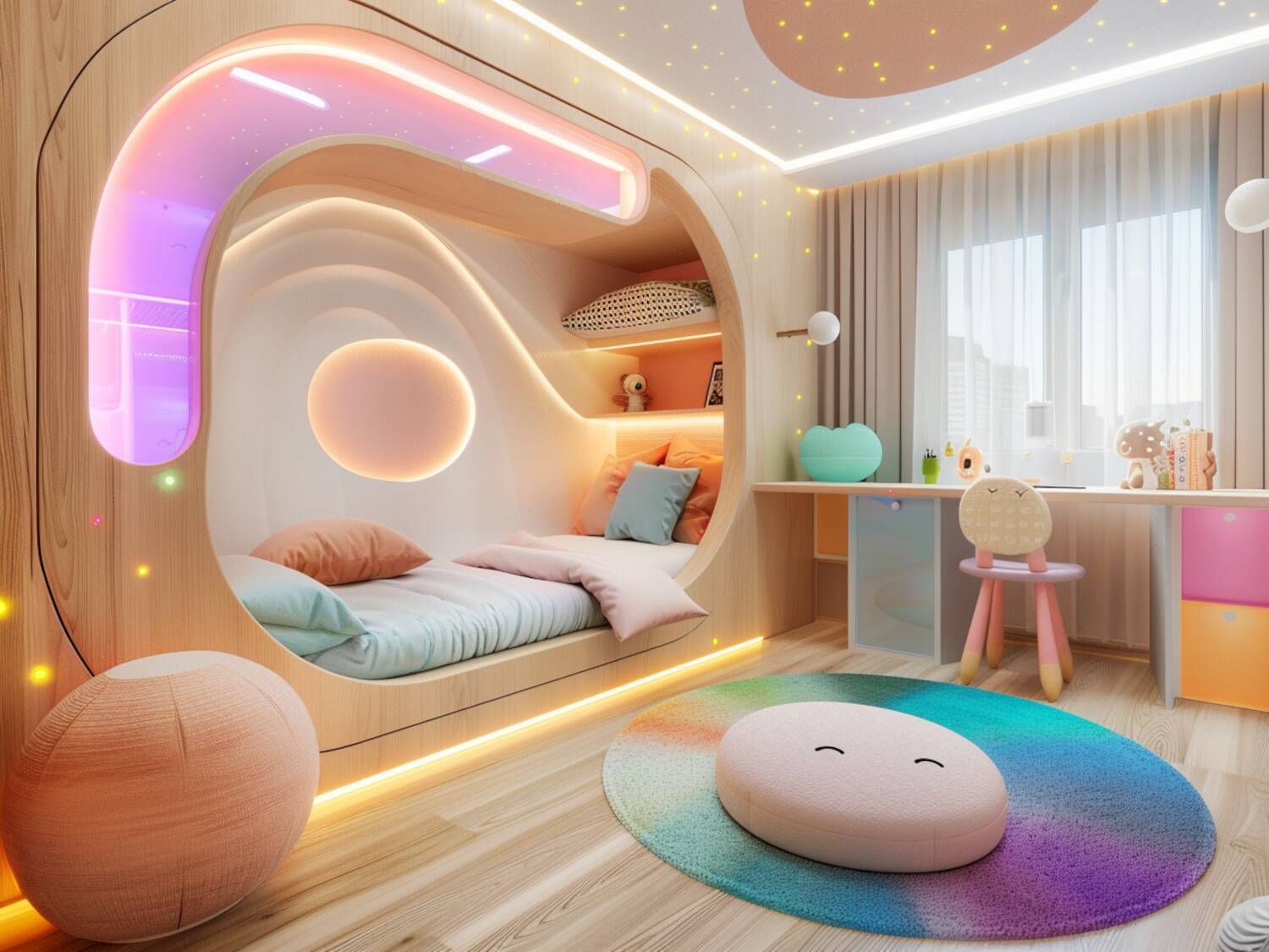 Jak urządzić przestrzeń dziecięcą z inteligentnymi meblami