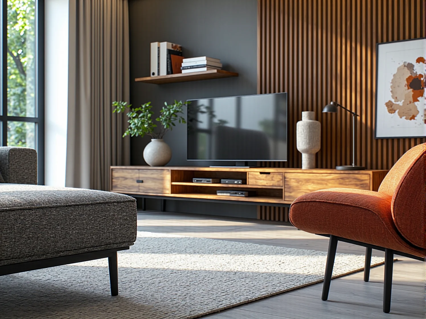 Drewniana komoda bez przewijaka w pokoju starszego dziecka jako mebel na lata.