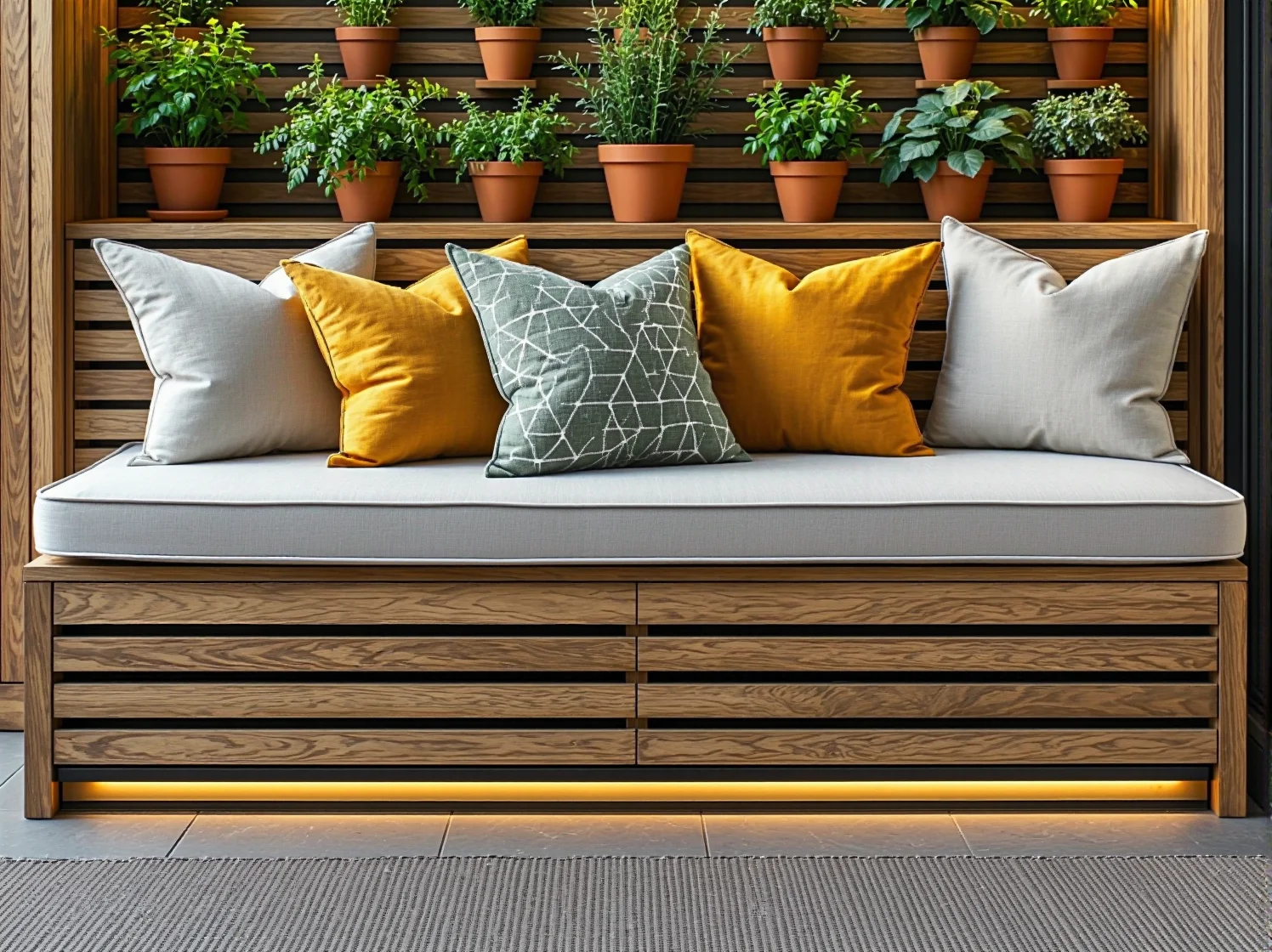 Drewniane meble na skandynawskim balkonie idealne do relaksu w letnie wieczory