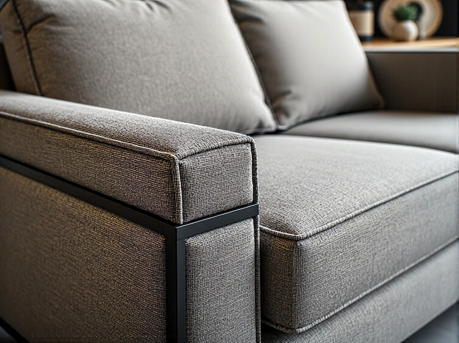 Odnowiona komoda vintage w nowoczesnym salonie po renowacji