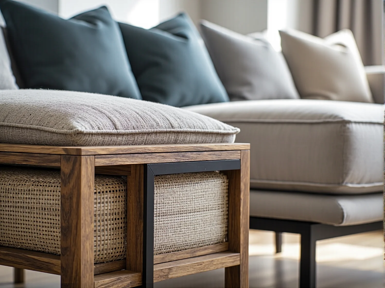 Ekologiczny stół glamour łączący szkło i stare drewno