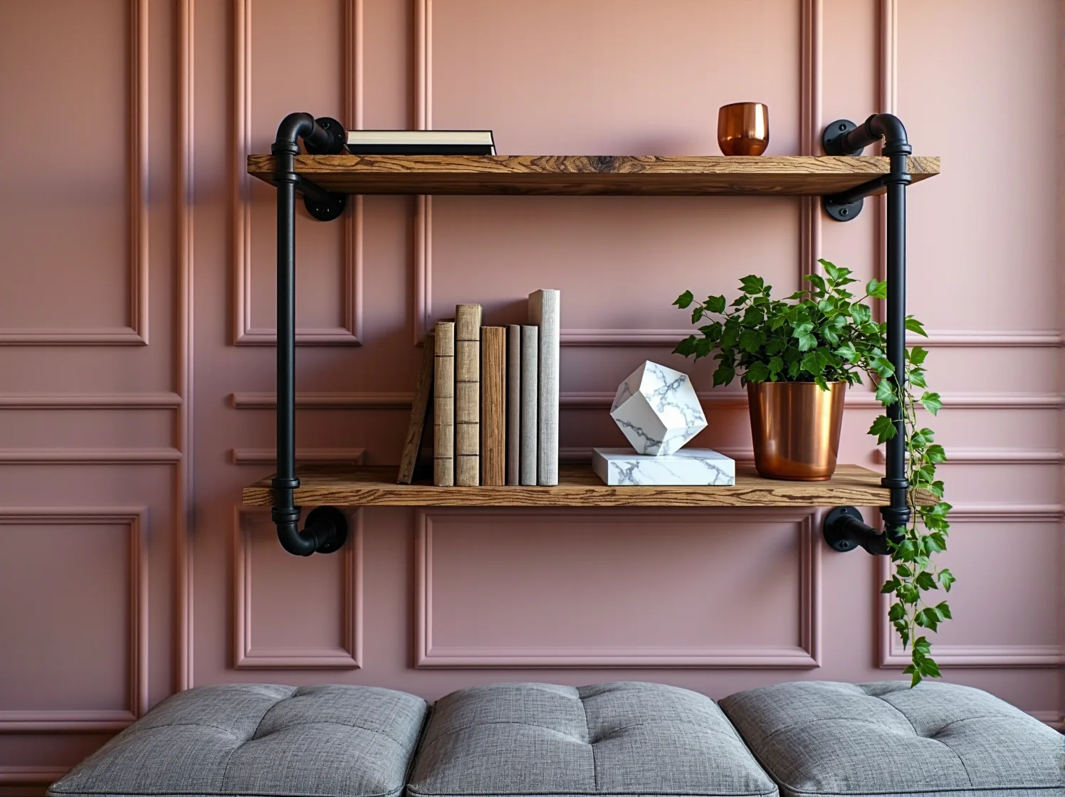 Minimalistyczna komoda w stylu japandi, łącząca japońską estetykę i skandynawski design.