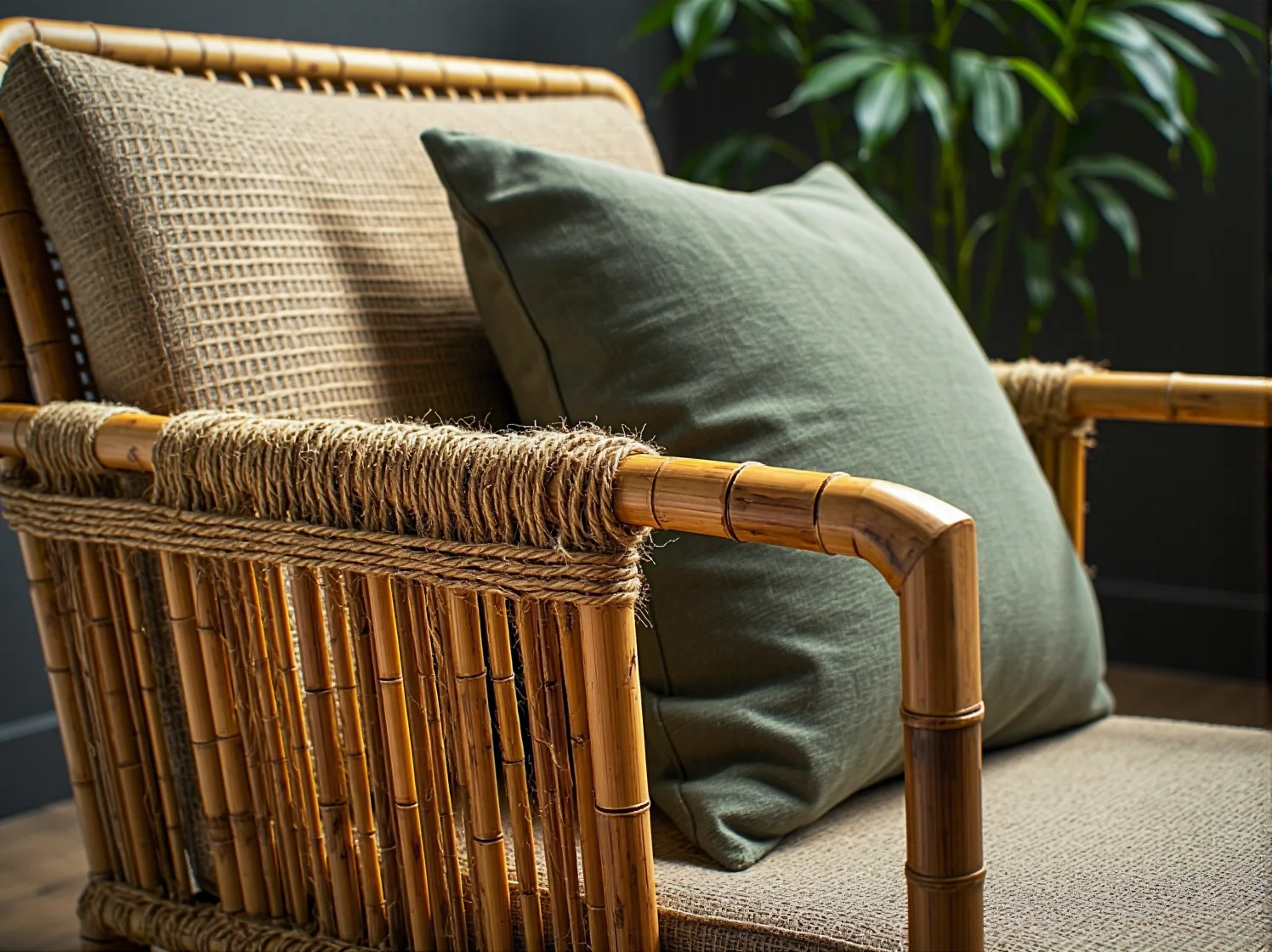 Wytrzymałe i lekkie meble z bambusa do ekologicznego ogrodu