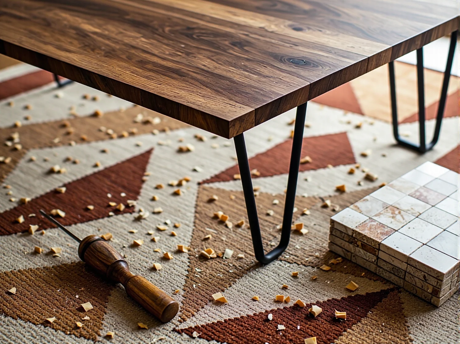 Montaż plecionki wiedeńskiej na drzwiach szafki DIY