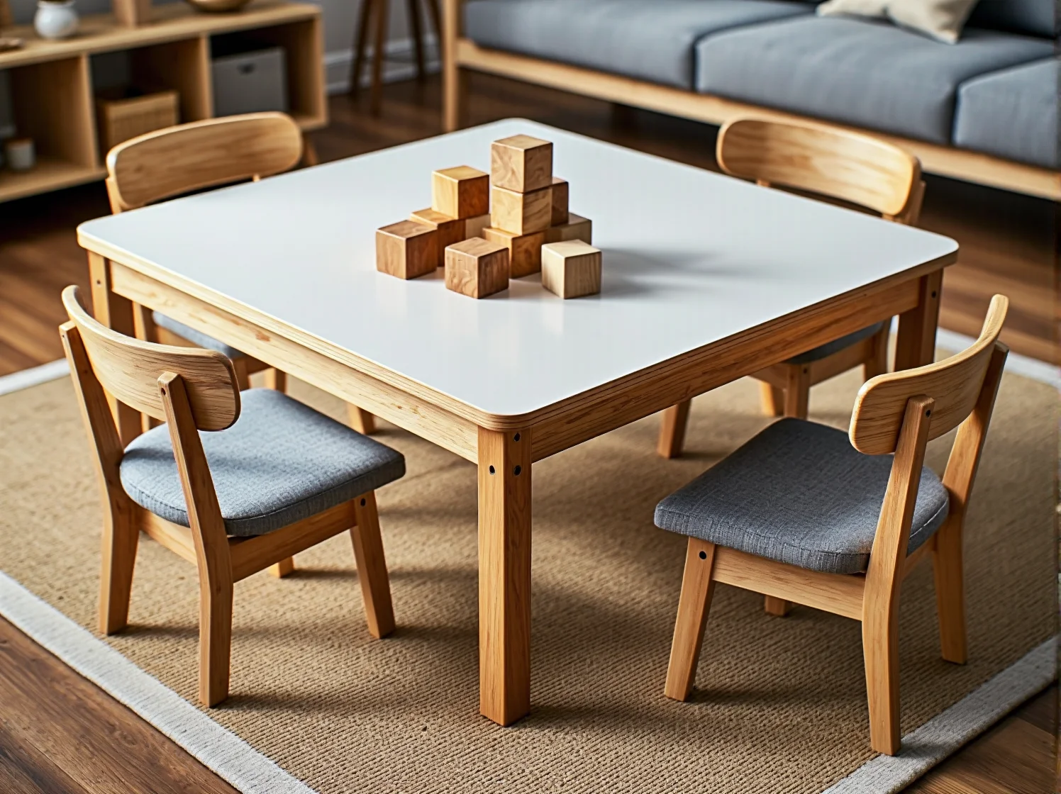 Ponadczasowy design łóżka dziecięcego z trwałego drewna