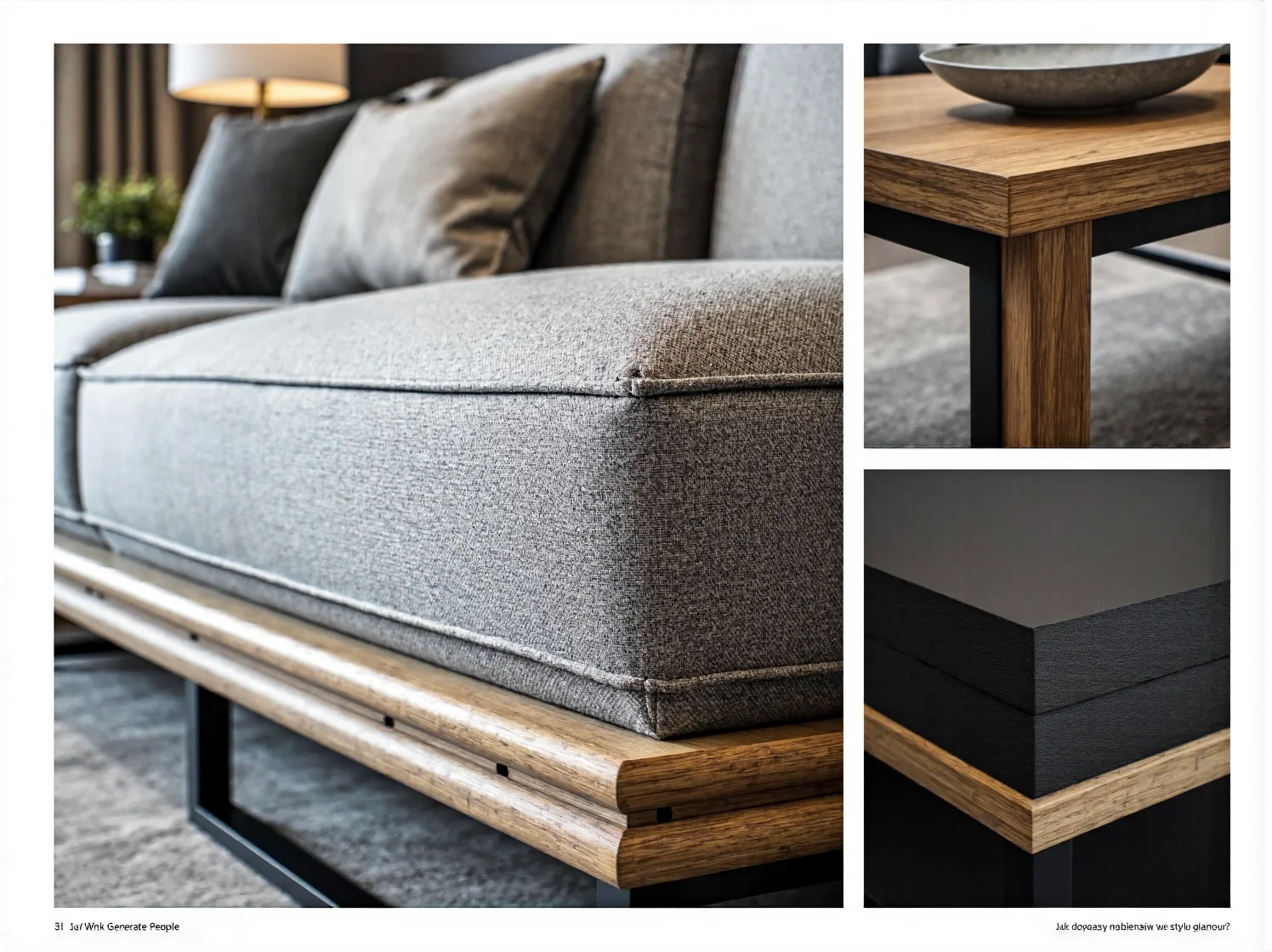 Okrągły stół z drewna FSC w eleganckiej jadalni glamour.