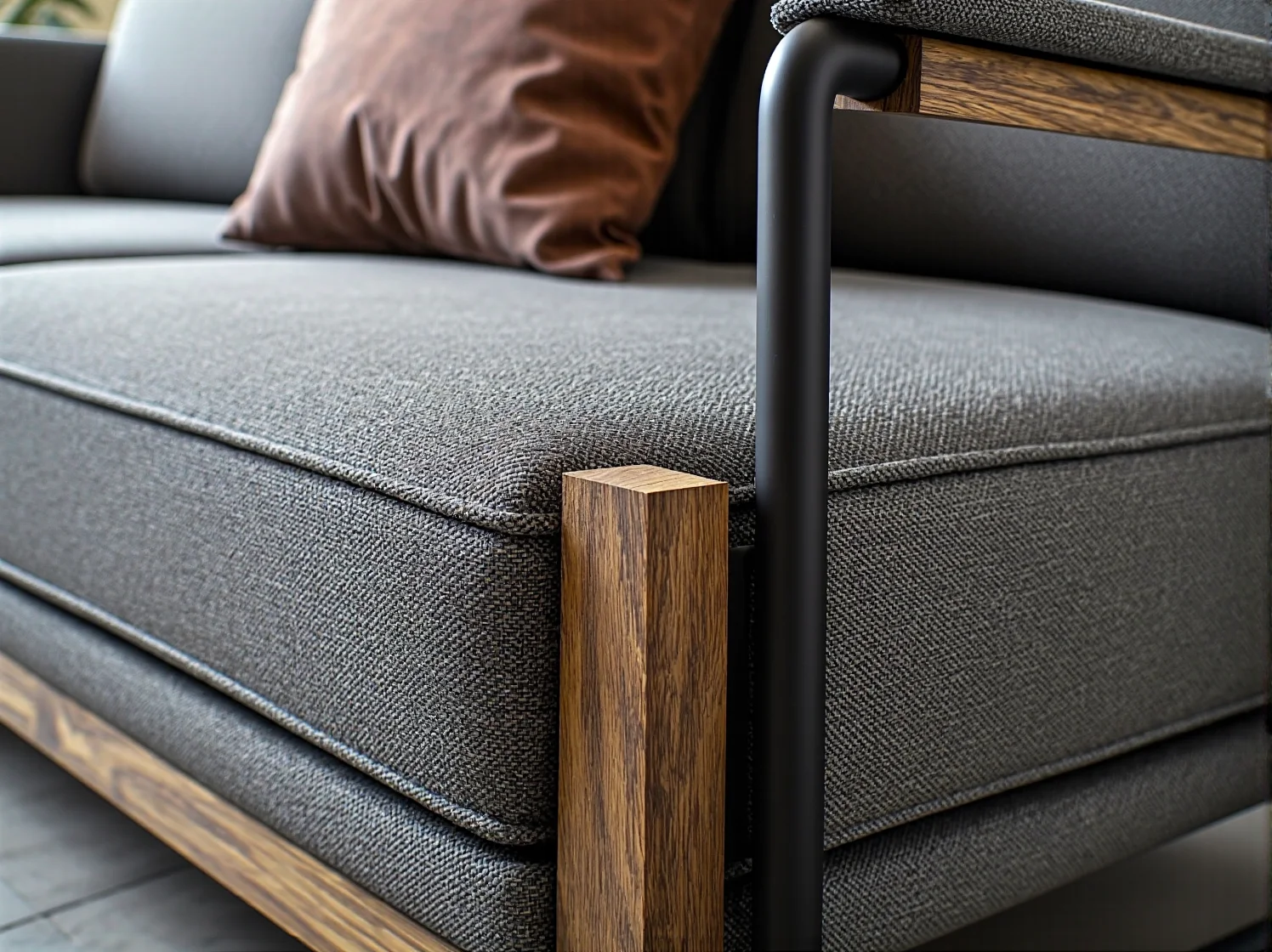 Zalety mebli wielofunkcyjnych: drewniany stół rozkładany z miejscem do przechowywania.